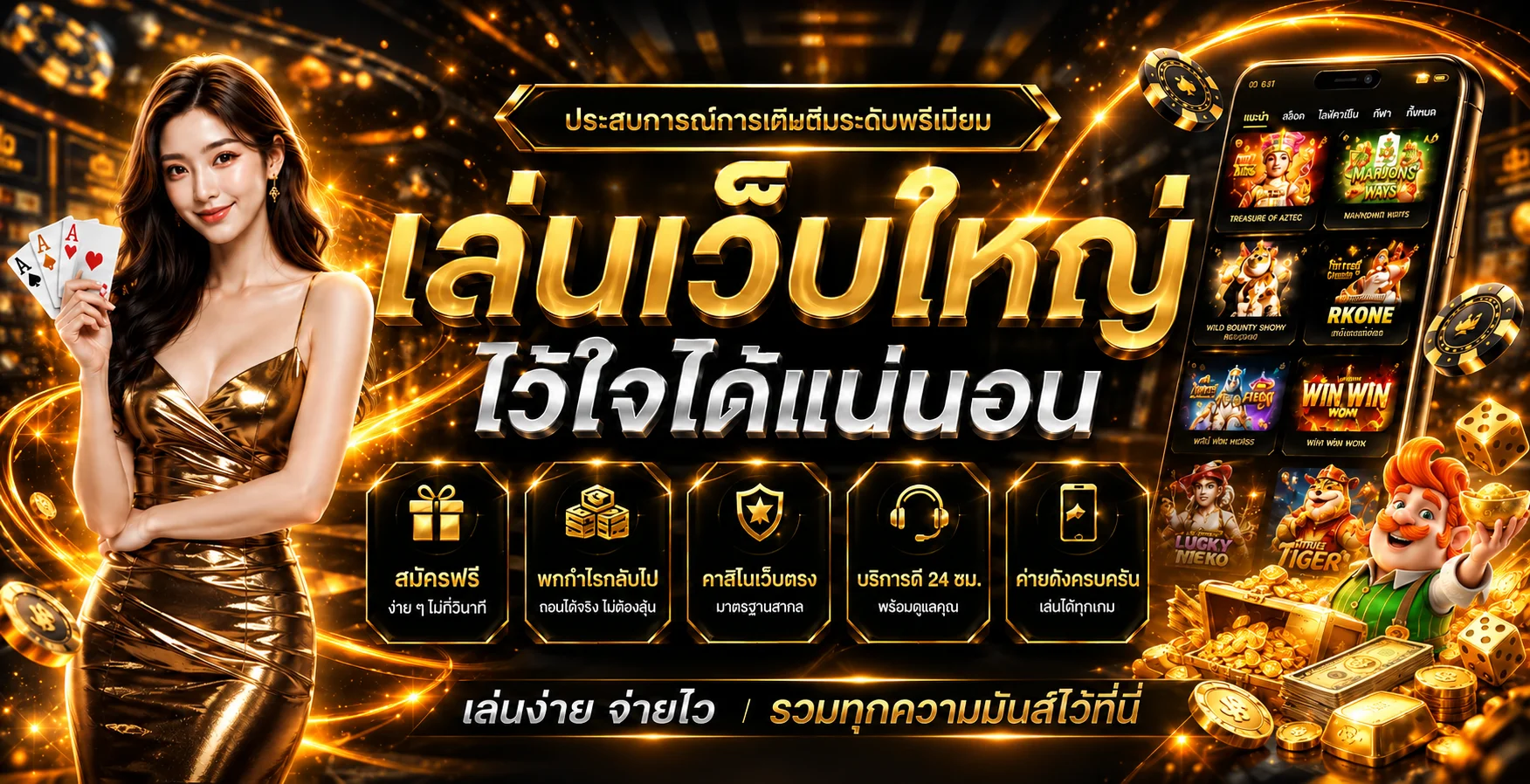 สล็อตออนไลน์ RKONE พร้อมค่ายเกมและฟีเจอร์หลากหลาย